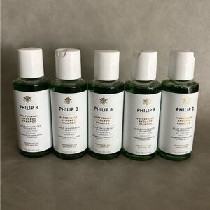 Philip B Scalp Invigorating Peppermint Avocado Shampoo Set of 5 $18msrp each